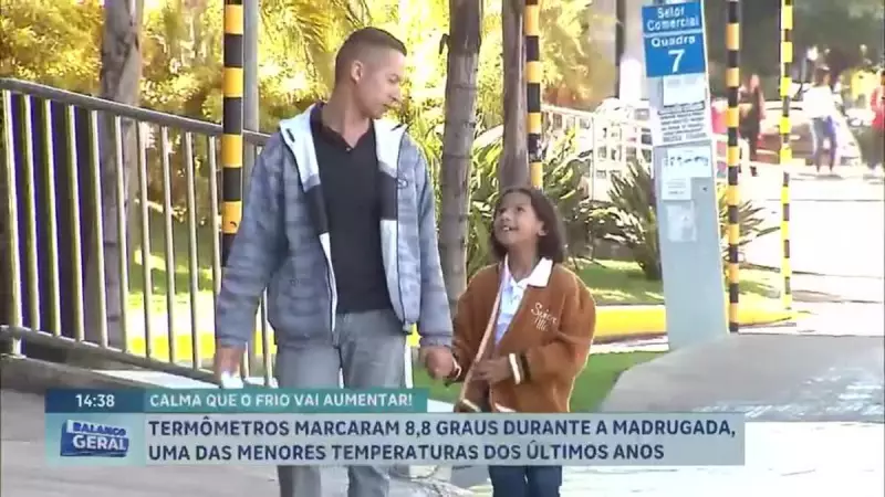 Frio histórico no DF: termômetros marcam 8,8°C e surpreendem moradores