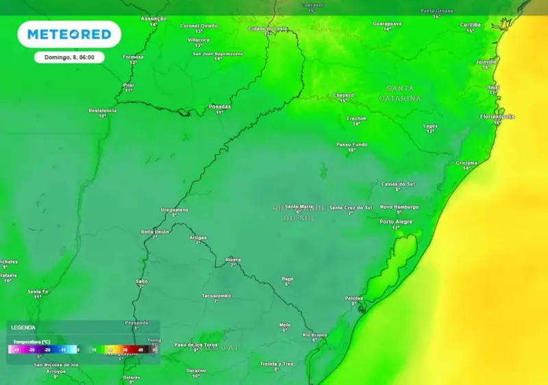 Frio intenso atinge Sul e Sudeste do Brasil: confira a previsão detalhada