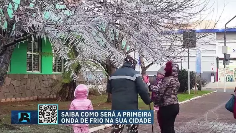 Frio intenso no Sul do Brasil: cidades registram temperaturas abaixo de zero
