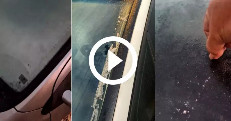 Frio intenso transforma Joinville: vapor dos bueiros e carros congelados surpreendem moradores