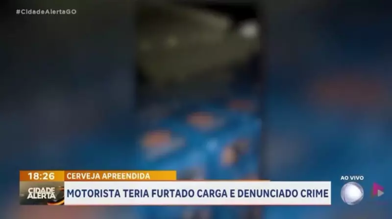 Fuga após furto de mil caixas de cerveja em Porangatu (GO) choca moradores