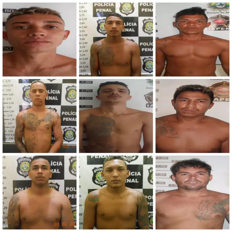 Fuga em massa de presídio no Acre: 30 detentos escapam e polícia inicia operação de recaptura