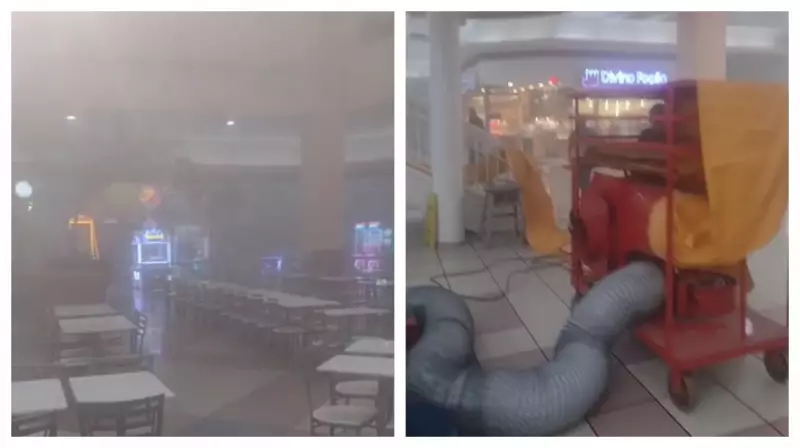 Fumaça toma conta de praça de alimentação em shopping de Osasco após princípio de incêndio; veja vídeo