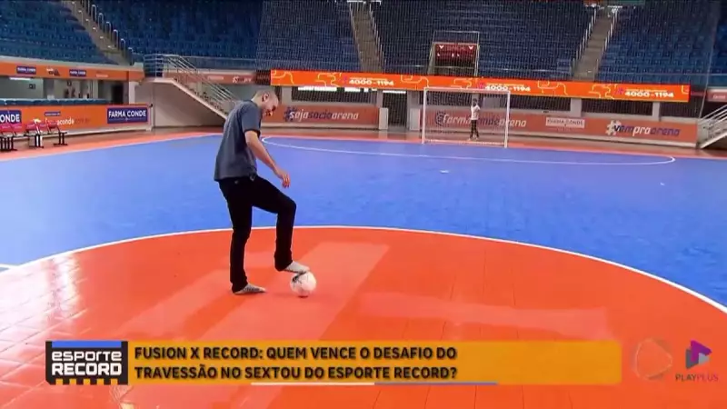 Fusion X vs Record: Quem venceu o desafio do Travessão no Sextou do Esporte?