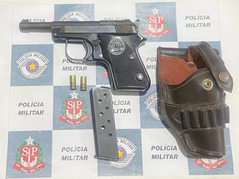 Genro é preso com arma após sogra denunciar ameaça da filha em SP