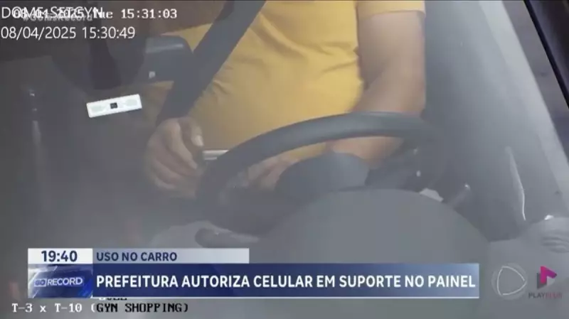 Goiânia autoriza uso de celular no trânsito com suporte no painel do carro — saiba as regras