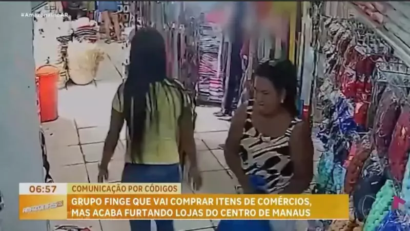 Golpistas fingem ser clientes para furtar lojas no centro de Manaus: saiba como se proteger
