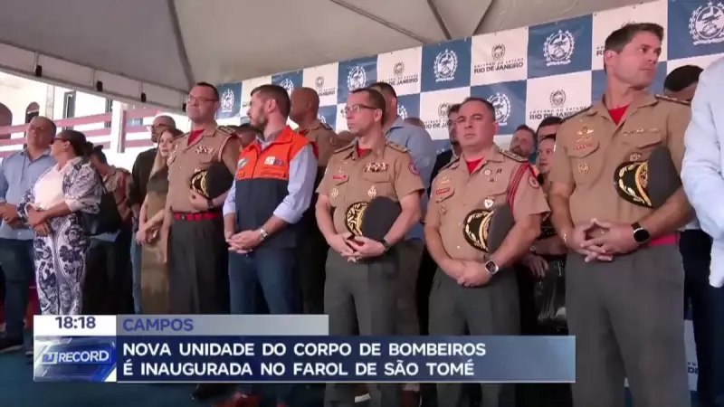 Governador em exercício do Rio inaugura nova sede do Corpo de Bombeiros em estilo moderno e eficiente