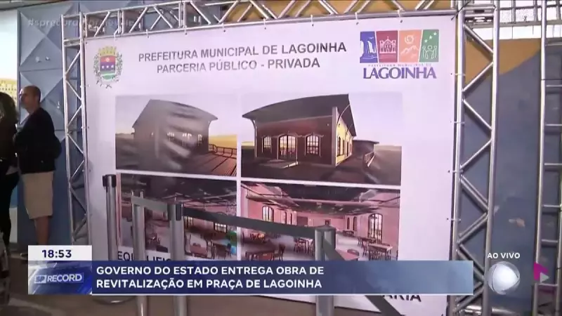 Governador Tarcísio de Freitas entrega obra de revitalização em Lagoinha, SP: veja fotos!
