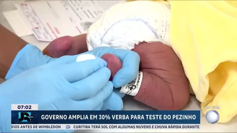 Governo Federal amplia investimento no Teste do Pezinho: mais saúde para os recém-nascidos brasileiros