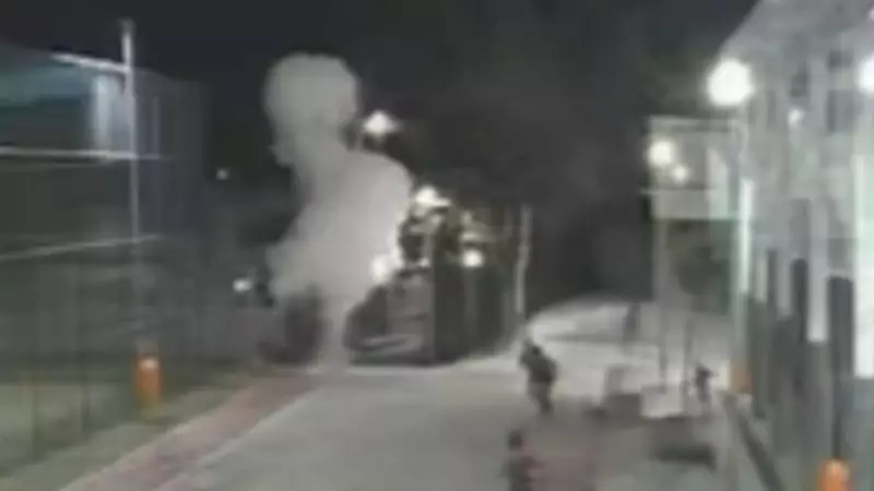 Granada lançada por drone do tráfico explode perto de crianças no Morro da Congonha: cenas chocantes
