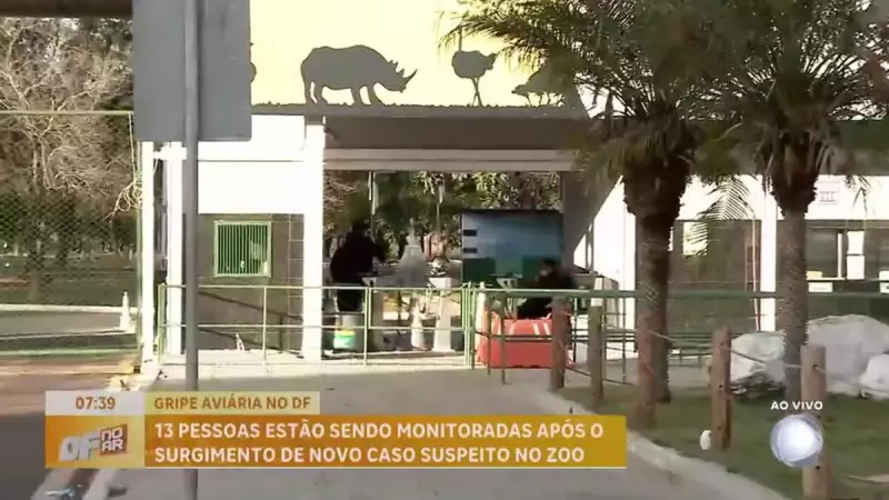 Gripe aviária no Zoológico de Brasília: 13 pessoas monitoradas após novo caso suspeito