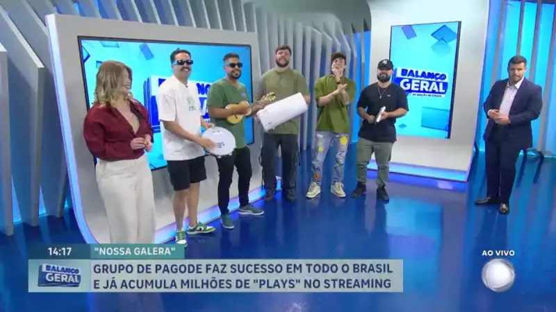 Grupo de pagode de Brasília brilha no cenário musical nacional: conheça a trajetória