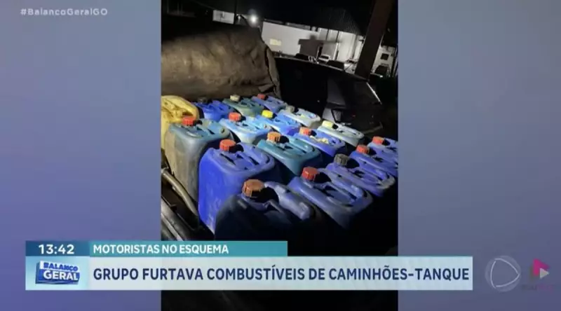 Grupo é flagrado furtando combustível de caminhões em Senador Canedo-GO: veja detalhes