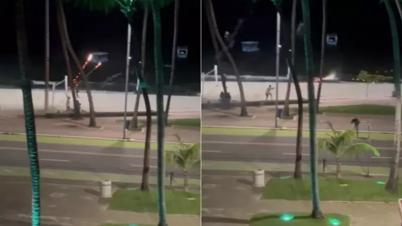 Guerra de rojões em Maceió: vídeo mostra confronto entre vizinhos