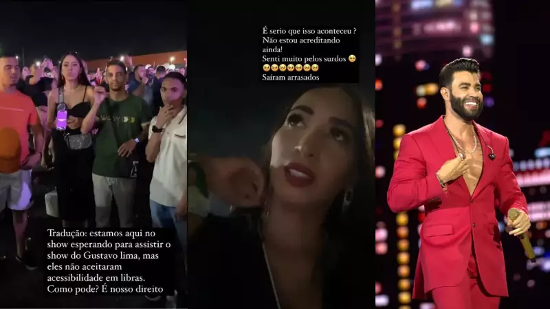 Gusttavo Lima e equipe são processados por impedir intérpretes de Libras em show no Piauí