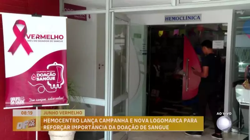 Hemocentro lança nova campanha e identidade visual para incentivar doação de sangue no DF