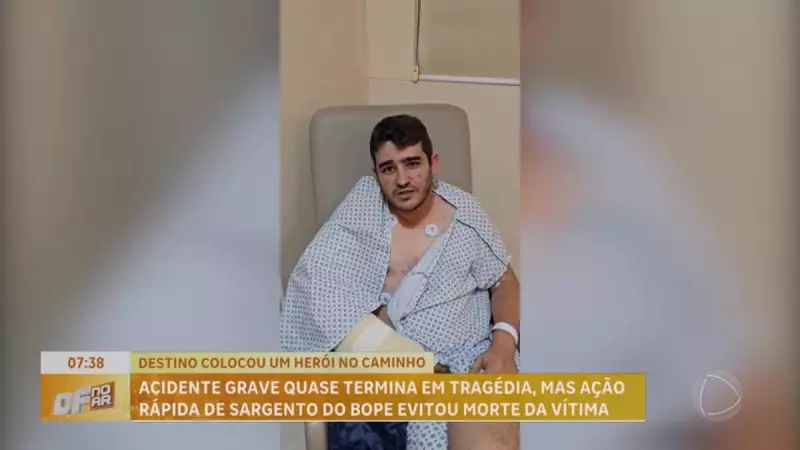 Herói do trânsito: policial salva médico após grave acidente entre ambulância e carreta na BR-060