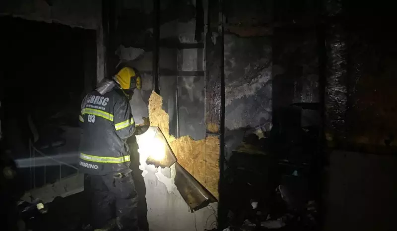 Herói em Lages: Homem salva mãe e mulher de apartamento em chamas com pedido de socorro emocionante