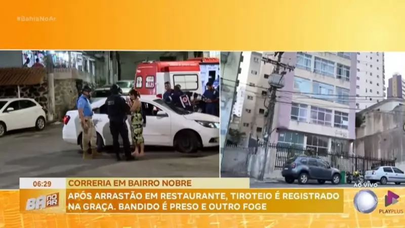 Heroína à paisana detém assaltante após tiroteio em restaurante na Bahia