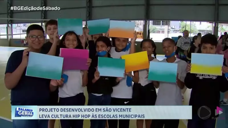 Hip-Hop nas Escolas: Projeto em São Vicente Leva Cultura e Educação para Alunos