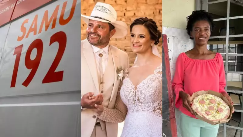 Histórias de superação e tragédia: casal celebra amor após perdas, mineira vence alcoolismo com pizzaria e homem morre em motel