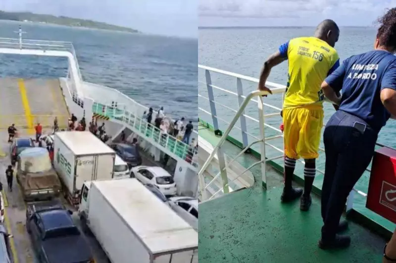 Homem cai no mar durante travessia de ferry boat em Salvador: veja detalhes