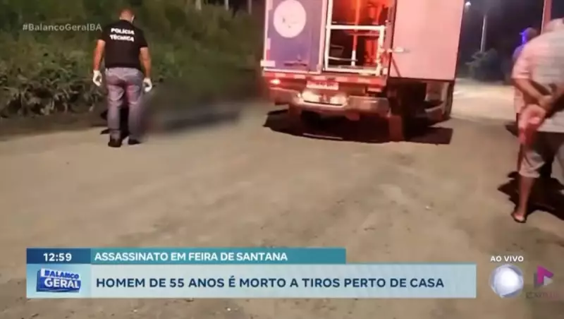Homem de 55 anos é brutalmente assassinado em Feira de Santana: veja detalhes chocantes