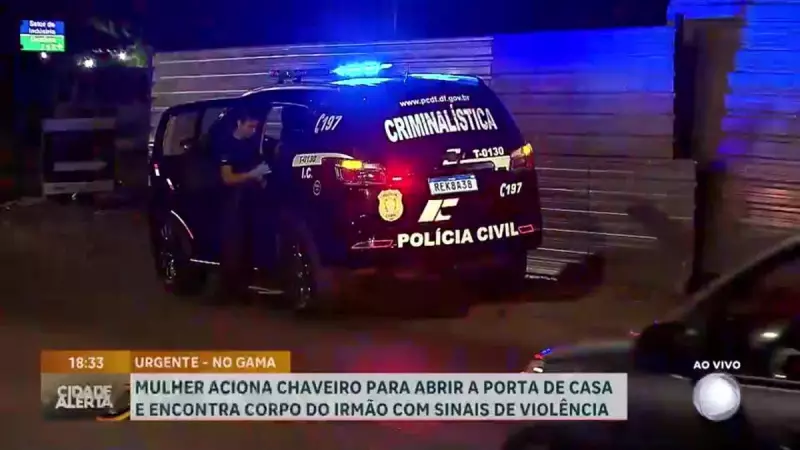Homem de 58 anos é encontrado morto com ferimento na cabeça em residência no Gama, DF