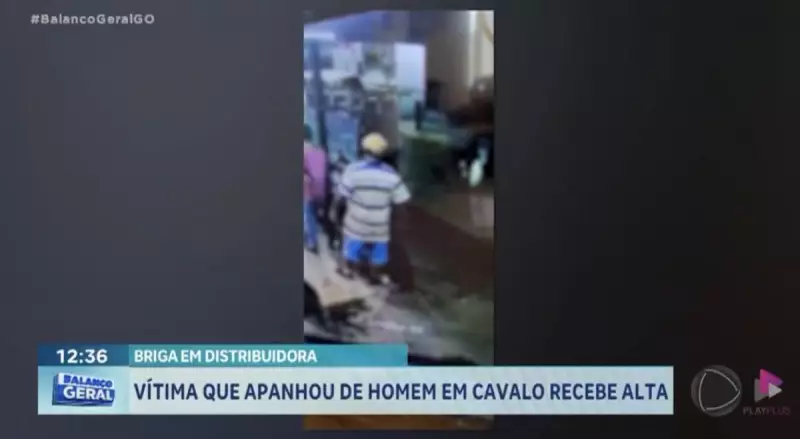 Homem é brutalmente espancado por suspeito a cavalo em Guapó, GO, mas recebe alta hospitalar