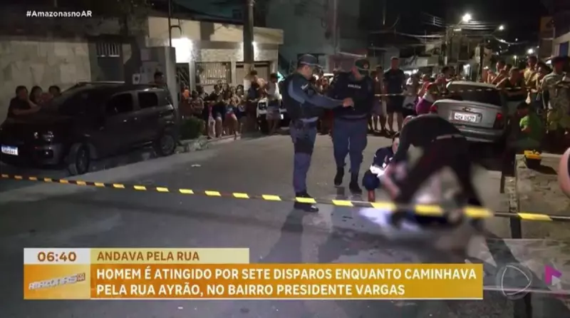 Homem é executado com sete tiros em Manaus: crime choca moradores