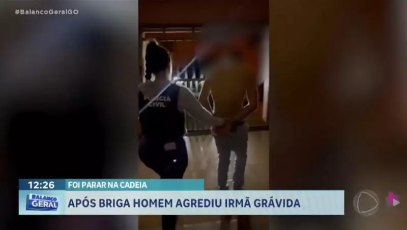 Homem é preso após agredir irmã grávida em Rio Verde (GO) — Violência doméstica choca cidade