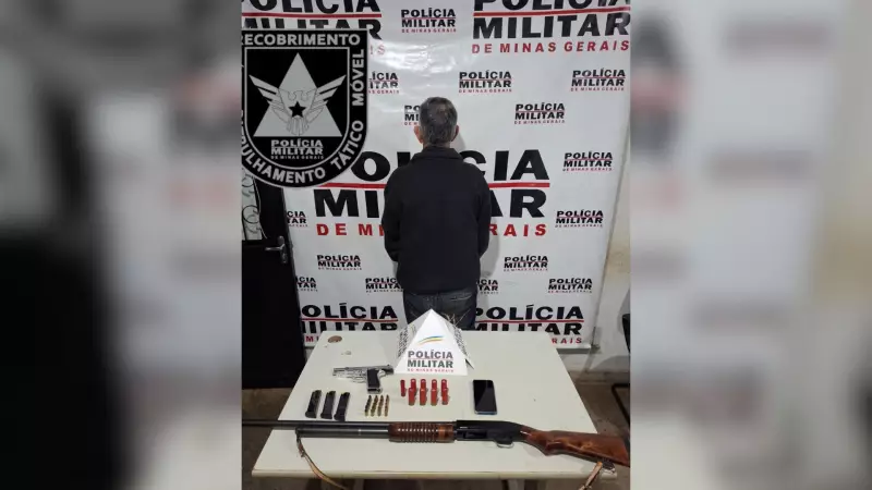 Homem é preso após matar irmão com tiro na cabeça em Uberaba: detalhes do crime