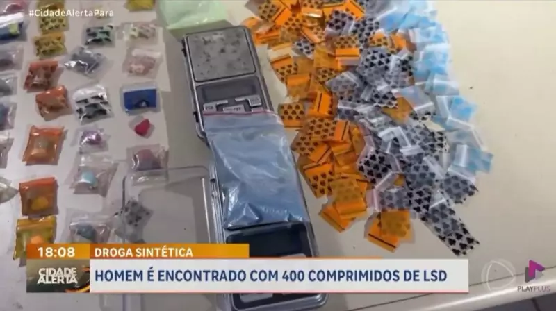 Homem é preso com 400 comprimidos de LSD em Marabá, PA: veja detalhes da operação