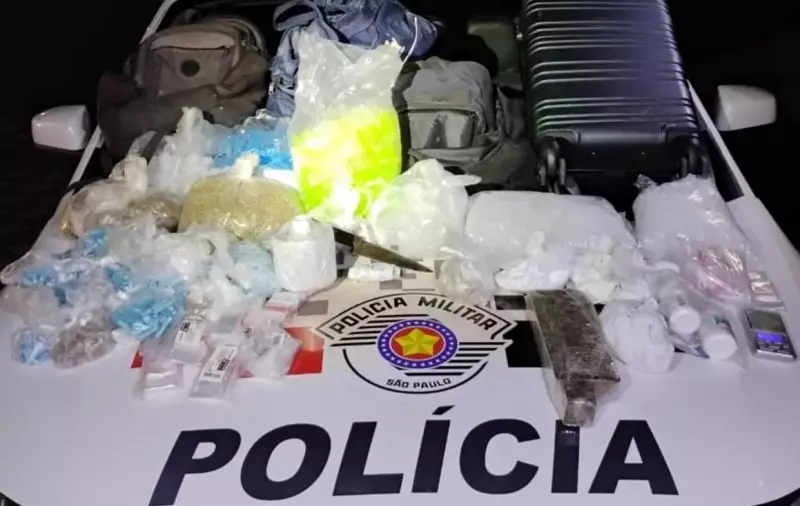 Homem é preso com quase 5 kg de drogas em Jacareí: veja detalhes da operação policial