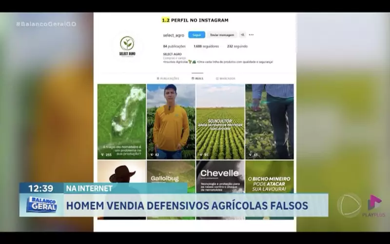 Homem é preso em Goiás por vender defensivos agrícolas falsificados
