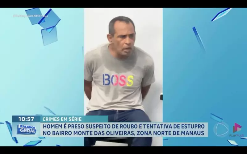 Homem é preso em Manaus por suspeita de roubo e tentativa de estupro: detalhes do caso