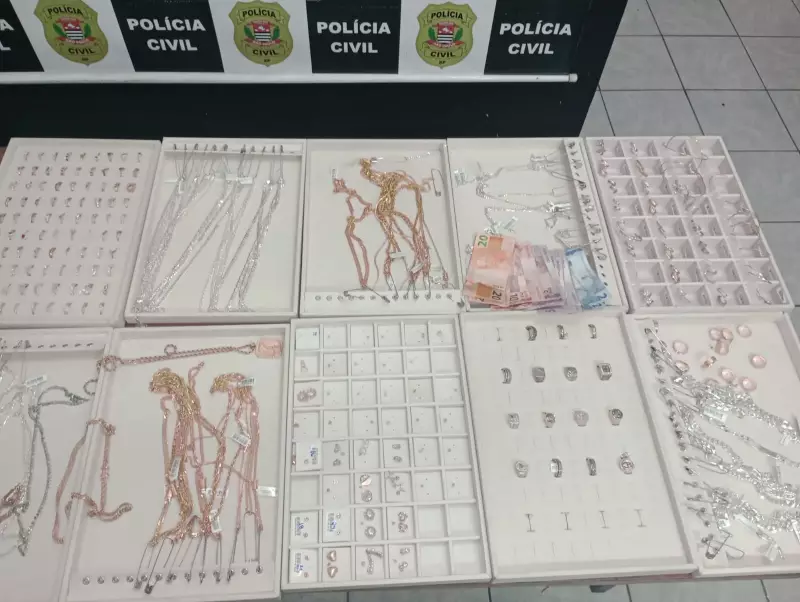 Homem é preso em Suzano por furto de peças em prata avaliadas em R$ 15 mil