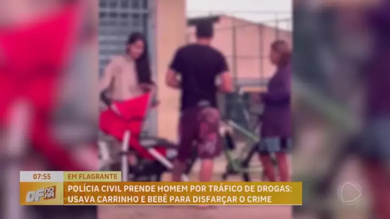 Homem é preso no DF por usar carrinho de bebê para disfarçar tráfico de drogas