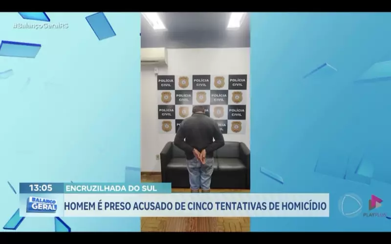 Homem é preso no Vale do Rio Pardo (RS) por cinco tentativas de homicídio: entenda o caso