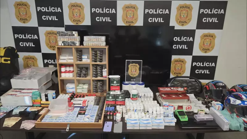 Homem é preso por fingir ser profissional da saúde e vender anabolizantes em Planaltina