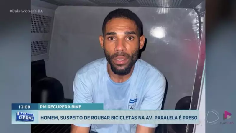 Homem é preso por roubo de bicicletas de luxo na Avenida Paralela, em Salvador