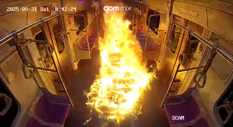 Homem incendeia vagão de metrô em Seul: pânico e feridos em cena de terror