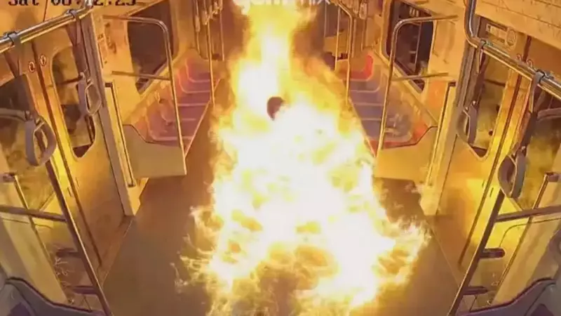 Homem incendeia vagão em Seul após divórcio: cenas chocantes e revolta