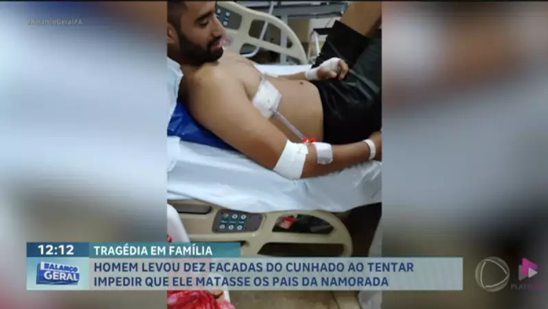 Homem leva 10 facadas ao tentar impedir assassinato dos pais pelo cunhado no Paraná