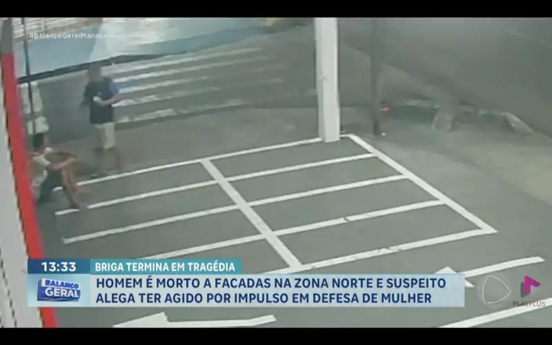 Homem mata com golpes de canivete em Manaus e alega legítima defesa de mulher