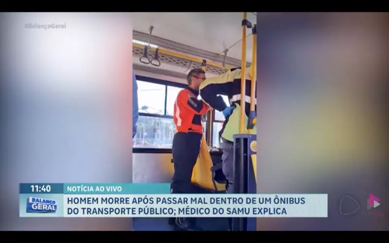 Homem morre após mal súbito dentro de ônibus em Ribeirão Preto — veja detalhes