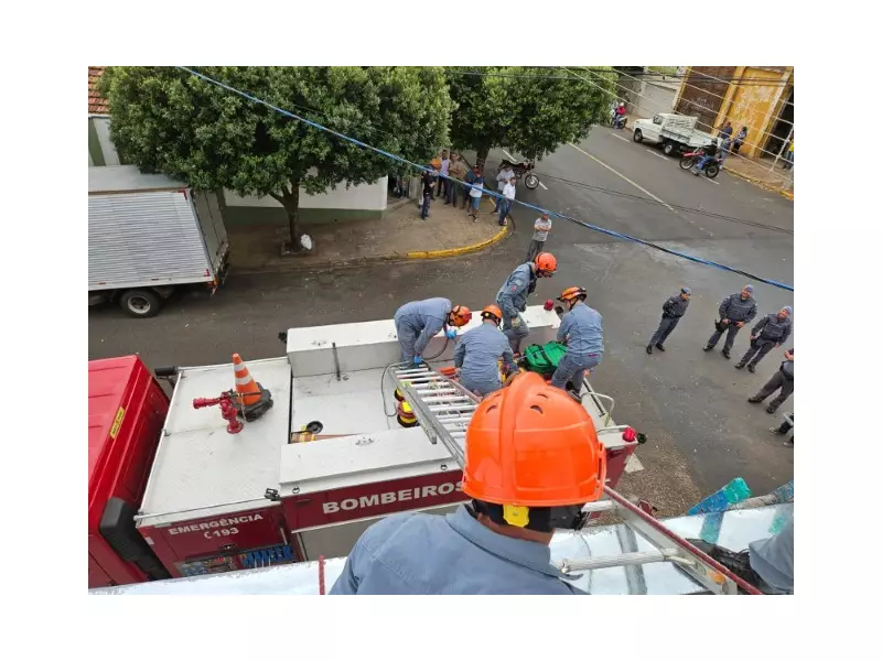 Homem sofre descarga elétrica durante pintura de barracão em Dracena: saiba detalhes