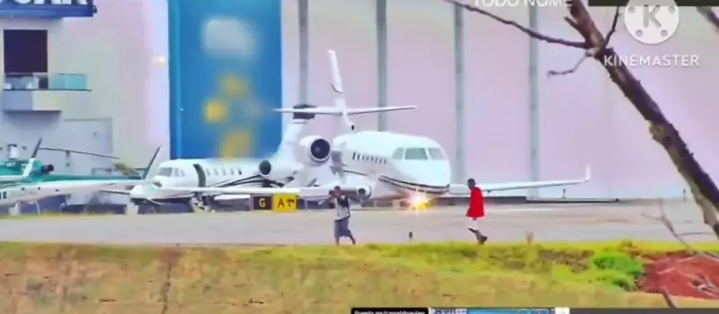 Homens invadem pista do Aeroporto de Sorocaba em flagrante; veja o vídeo