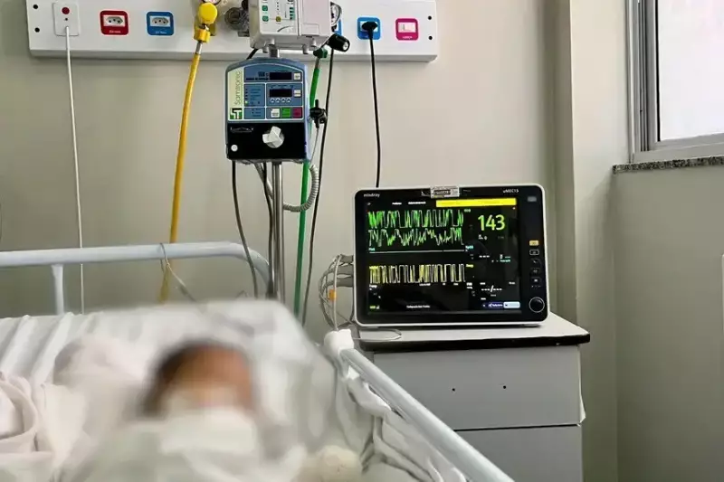 Hospitais infantis no Amapá enfrentam superlotação devido a casos graves de síndrome respiratória